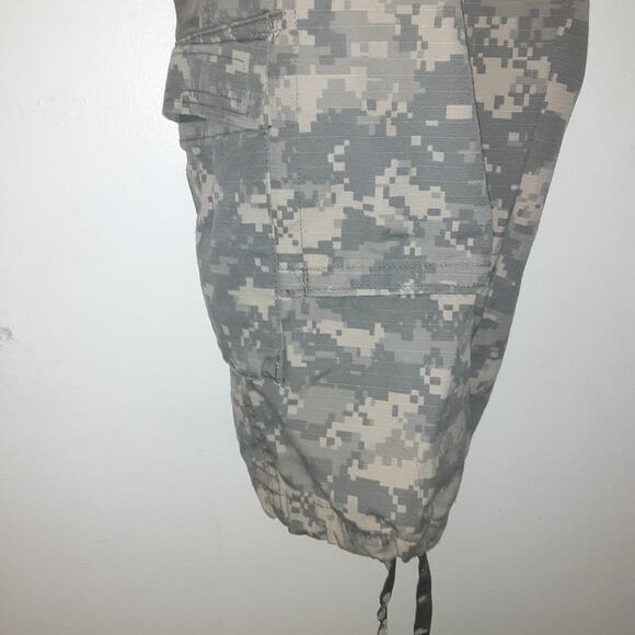 US Military Pants Mens Large Extra Short Digital Camo Army Trouser Ripstop - Picture 3 of 10
